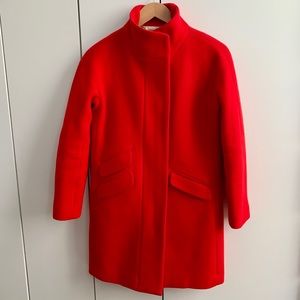 JCrew Cocoon Coat in Red